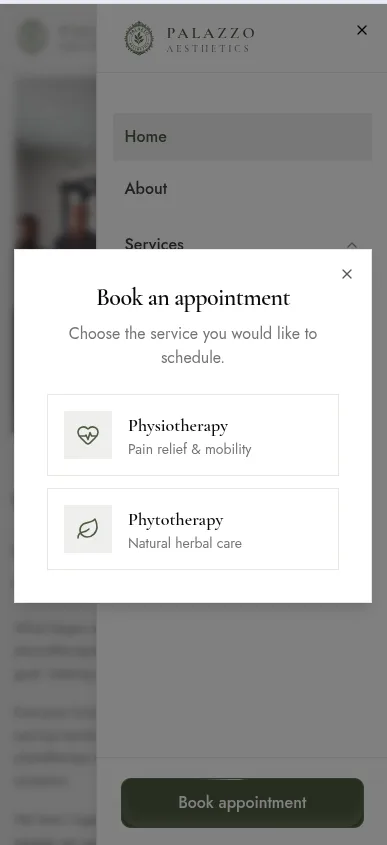 Mobile booking