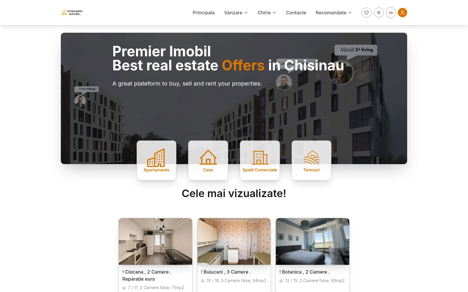 Listings platform